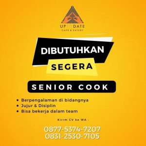 Lowongan Kerja Senior Cook UptoDate Cafe & Eatery Ubud di Gianyar 