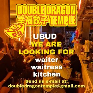 Lowongan Kerja Waiter, Waitress, Kitchen untuk Double Dragon Temple Ubud di Gianyar
