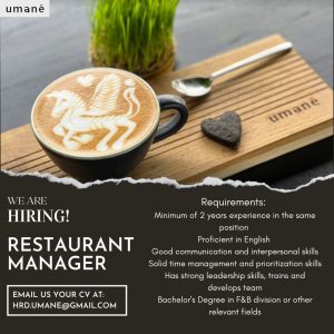 Lowongan Kerja Restaurant Manager untuk Umane Cafe di Kerobokan, Badung