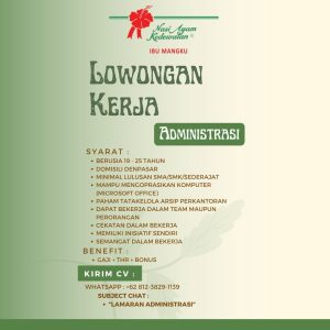 Lowongan Kerja Administrasi, Waitress, Kasir untuk Nasi Ayam Kedewatan Ibu Mangku di Bali
