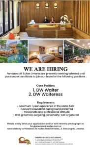 Lowongan DW Waiter dan DW Waitress untuk Pandawa All Suites Umalas