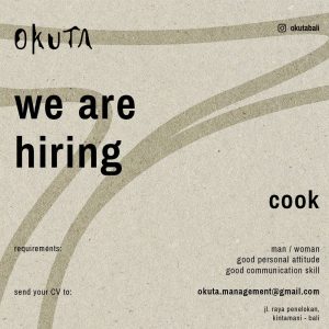 Lowongan Kerja Waiter/ Waitress, Cook, Barista untuk Okuta Bali penempatan kerja di Kintamani, Bangli