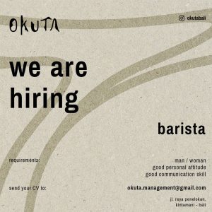 Lowongan Kerja Waiter/ Waitress, Cook, Barista untuk Okuta Bali penempatan kerja di Kintamani, Bangli