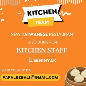 Lowongan Kerja sebagai Dimsum/Dumpling Maker dan Kitchen Staff untuk Papa Lee Bali di Seminyak, Badung 
