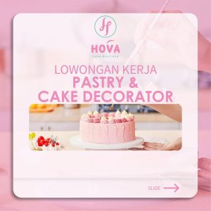 Lowongan Waiter/ess, Barista dan Pastry & Cake Decorator untuk Hova Cake Boutique di Kerobokan, Badung
