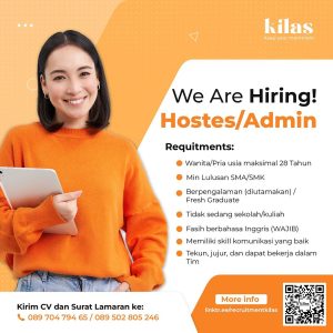 Lowongan Kerja sebagai Staff Hostess / Admin untuk Kilas Photobooth penempatan di Batubulan, Gianyar
