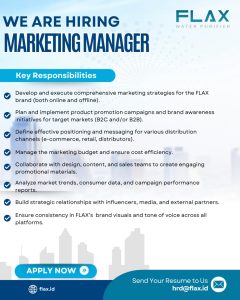 Lowongan Kerja Sebagai Marketing Manager, Water Treatment Technician untuk FLAX Id Penempatan di Bali
