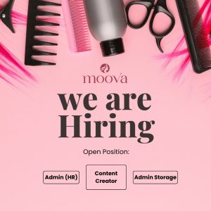 Lowongan Kerja Sebagai Admin (HR), Content Creator, Admin Storage untuk Moova Penempatan di Panjer, Denpasar