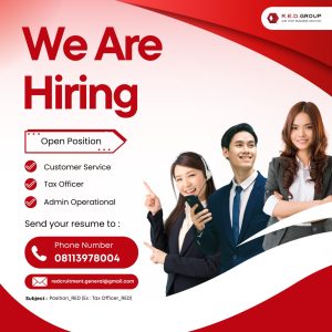 Lowongan Kerja Sebagai Customer Service, Tax Officer, Admin Operational untuk RED Group Penempatan di Denpasar