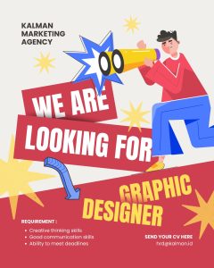 Lowongan Kerja Sebagai Graphic Designer untuk PT Kalman Group Indonesia Penempatan di Denpasar