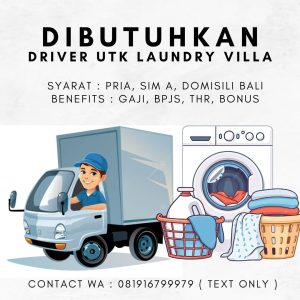 Lowongan Kerja Sebagai Driver untuk Villa Penempatan di Batubelig, Badung