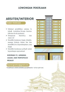 Lowongan Kerja Sebagai Arsitek/ Interior untuk Abound  Penempatan di Bali