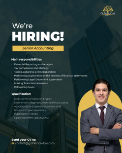 Lowongan Kerja Sebagai Senior Accounting, Admin Accounting, Junior Accounting, Staff Pajak untuk Golden Oak Group Penempatan di Denpasar