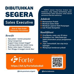 Lowongan Kerja Sebagai Sales Executive untuk PT Adidaya Andalan Asia Penempatan di Bali