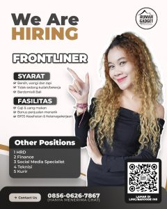 Lowongan Kerja Sebagai Frontliner untuk Rumah Gadget Penempatan di Denpasar