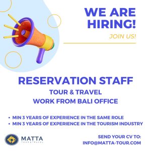 Lowongan Reservation Staff untuk Matta Tour & Travel di Bali