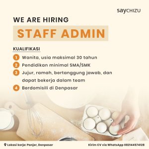 Lowongan Kerja Admin untuk Saychizu di Bali