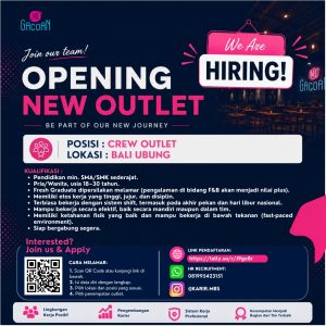 Lowongan Kerja Sebagai Crew Outlet, Management Trainee, Receiving Inventory, Crew Produksi, Dll untuk Mie Gacoan Penempatan di Bali