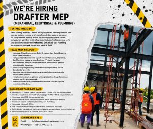 Lowongan Kerja Sebagai Drafter MEP untuk CV. Group Primer Sinergi (GPS) Penempatan di Bali 
