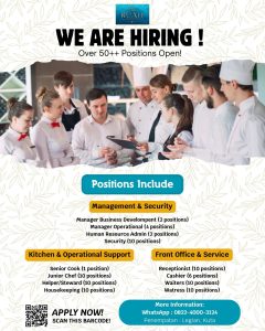 Lowongan Kerja Sebagai Management & Security, Manager Business Development , Manager Operational, Dll untuk RUAH Seafood in the Pot Penempatan di Legian, Badung