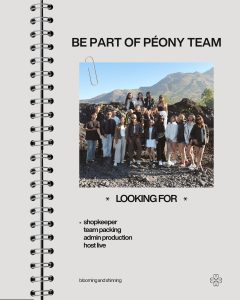 Lowongan Kerja Sebagai Shopkeeper, Production Admin, Host Live, Packing Team untuk Heels by Peony Penempatan di Denpasar