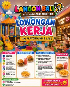 Lowongan Kerja Sebagai Tim Playground & Cafe untuk LANGON BALI Penempatan di Denpasar