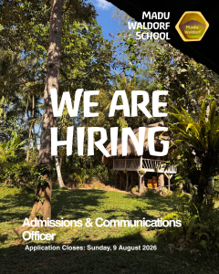 Lowongan Kerja Sebagai Admissions & Communications Officer untuk Madu Waldorf Penempatan di Gianyar