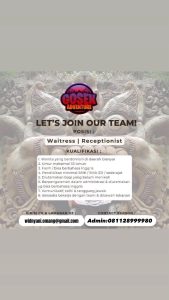 Lowongan Kerja Sebagai Receptionist, Security, Waiter/ss untuk GOSEK Adventure Penempatan di Gianyar