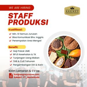 Lowongan Kerja Sebagai Staff Produksi untuk AAGNEY Penempatan di Mengwi, Badung