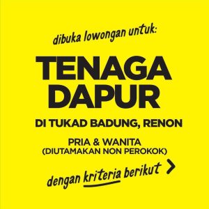 Lowongan Kerja Sebagai Tenaga Dapur untuk Moko Burger Penempatan di Renon, Denpasar
