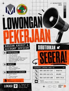 Lowongan Kerja Sebagai Bagian Kredit, Account Officer untuk KSP Cahaya Mitra Siaga Penempatan di Badung