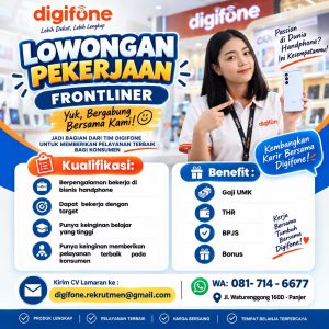 Lowongan Kerja Sebagai Frontliner untuk Digifone Penempatan di Denpasar