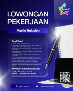 Lowongan Kerja Sebagai Public Relation dan Marketing Dana untuk KOP. KAMI Penempatan di Denpasar
