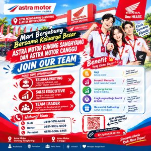 Lowongan Kerja Sebagai Telemarketing, Sales Executive, Team Leader untuk Astra Motor Penempatan di Bali