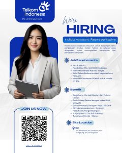 Lowongan Kerja Sebagai Indibiz Account Representative untuk Indibiz Telkom Penempatan di Bali