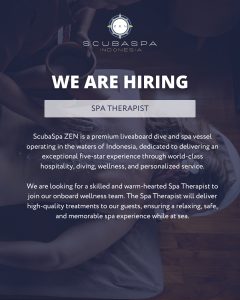 Lowongan Kerja Sebagai SPA Therapist untuk ScubaSpa ZEN Penempatan di Denpasar