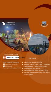 Lowongan Kerja Sebagai Senior Cook/Cook untuk Bee Camp Bedugul Penempatan di Tabanan
