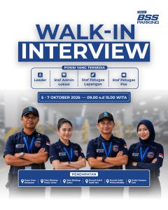 Lowongan Kerja Sebagai Team Leader, Staff Admin Lokasi, Staff Petugas Lapangan, Staff Petugas Pos untuk PT Bahana Security Sistem (BSS Parking) Penempatan di Denpasar
